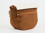 Base small bag without shoulder strap suédine fauve