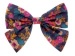 Bow tie hair slide hippie fleurie
