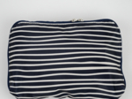 Foldable rucksack Gaby striped  ivory navy