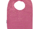 Bib - Baby size fuchsia gold star