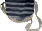 Rabat besace petit nuage striped silver dark blue