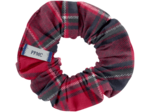 Small scrunchie tartan rouge