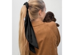 Long tail scrunchie black