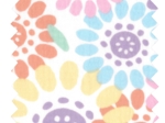 Cotton Fabric ex2636 pop floral gauze