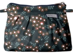 Mini Pleated clutch bag fireflies