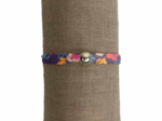 Lisa fabric bracelet hippie fleurie