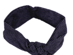 Bandeaux jersey tressé adulte rayé marine