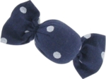 Mini sweet hairslide navy blue spots