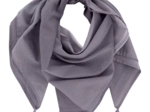Pom pom scarf gaze lilas