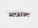 Plait hair slide leopard
