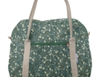 Bowling bag  fleuri kaki