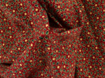 Cotton fabric red and gold holly ex1108