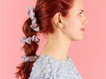 Scrunchie rose grenadine