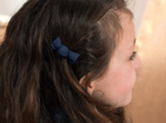 Mini sweet hairslide navy blue