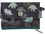zipper pouch card purse jurassic dino marine