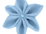 Star flower 4 hairslide oxford blue