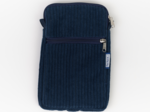Quilted phone pocket large navy orduroy 