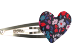 Heart hair-clips romance fleurie