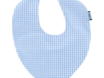 bandana bib sky blue gingham