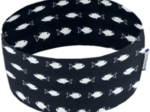 Stretch jersey headband  banc de poissons