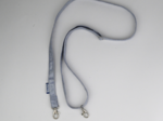 Length removable strap  iridescent denim