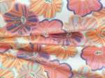 Coated fabric ex2540 pastel striped anemones