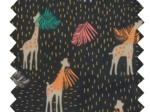 Cotton veil fabric palma girafe