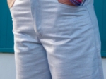 Cotton canvas fabric iridescent denim