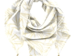 Pom pom scarf ramage gold