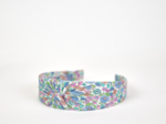 Large Crossed Headband pastel fleuri