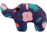 Elephant clip huppette fleurie