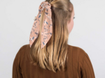 Short tail scrunchie oiseau bandana