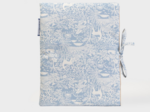 Large Paperback Book Sleeve toile de biche