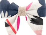 Mini bow tie clip champ floral