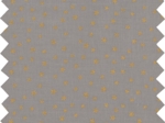 Coated fabric grey gold star