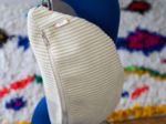 Banana bag white large corduroy