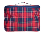 Large vanity tartan rouge