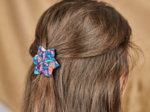 Star flower hairslide huppette fleurie
