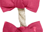 Small bows hair clips plumetis rose fuchsia