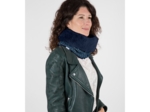 Adult Fur scarf snood bulle bronze marine