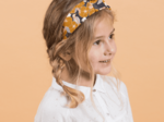 Large Crossed Headband coton d'or