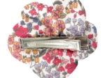 Flower petal hair slide small  porcelaine rosée