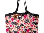Pleated tote bag - Medium size champ floral