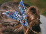 Bunny ear Scrunchie monet lilas