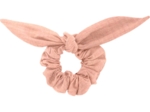 Bunny ear Scrunchie gauze pink
