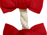 Small bows hair clips red