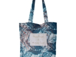 Tote bag feuillage marine