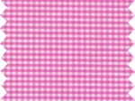 Coated fabric fuschia gingham