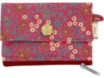 zipper pouch card purse badiane framboise