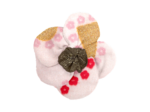 Mini Flower petal hair slide petits coeurs
